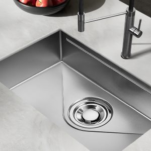 Chậu Rửa Bát Inox GrandX GX7845V VOLCANO - nhìn nghiêng - Luxehouse