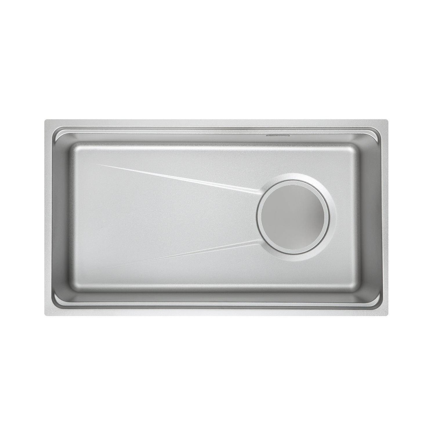 Chậu rửa bát inox GrandX GX8045LV VOLCANO 1 hố lớn – vân Volcano, chống ồn, inox SUS304