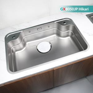 Chậu Rửa Bát Inox GrandX GX8050JP HIKARI - nhìn từ trên - Luxehouse