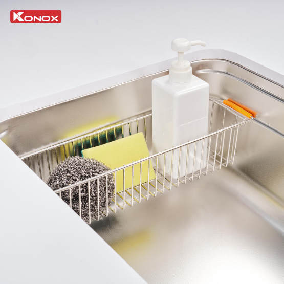 Chậu rửa bát Konox phong cách Nhật chống xước Tari Smart 8047 Chính Hãng Giá Tốt - Ảnh 4