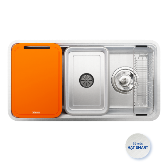 Chậu rửa bát Konox phong cách Nhật chống xước Tari Smart 8847 Chính Hãng Giá Tốt