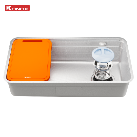 Chậu rửa bát Konox phong cách Nhật chống xước Tari Smart 8847 Chính Hãng Giá Tốt - Ảnh 3