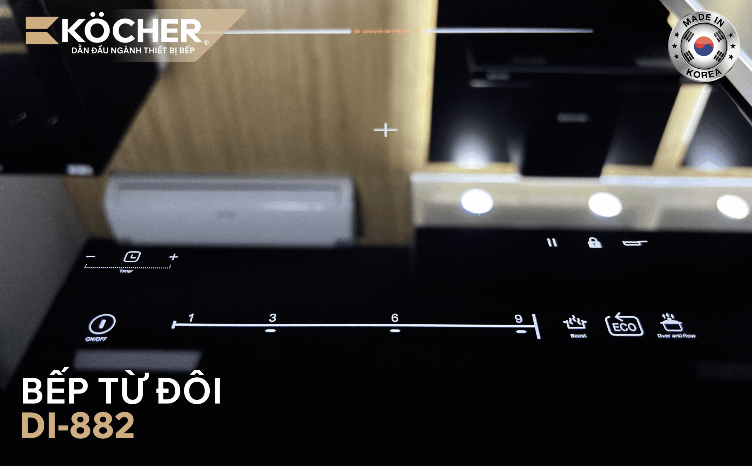 Bếp từ đôi Kocher DI-882 - Ảnh 3