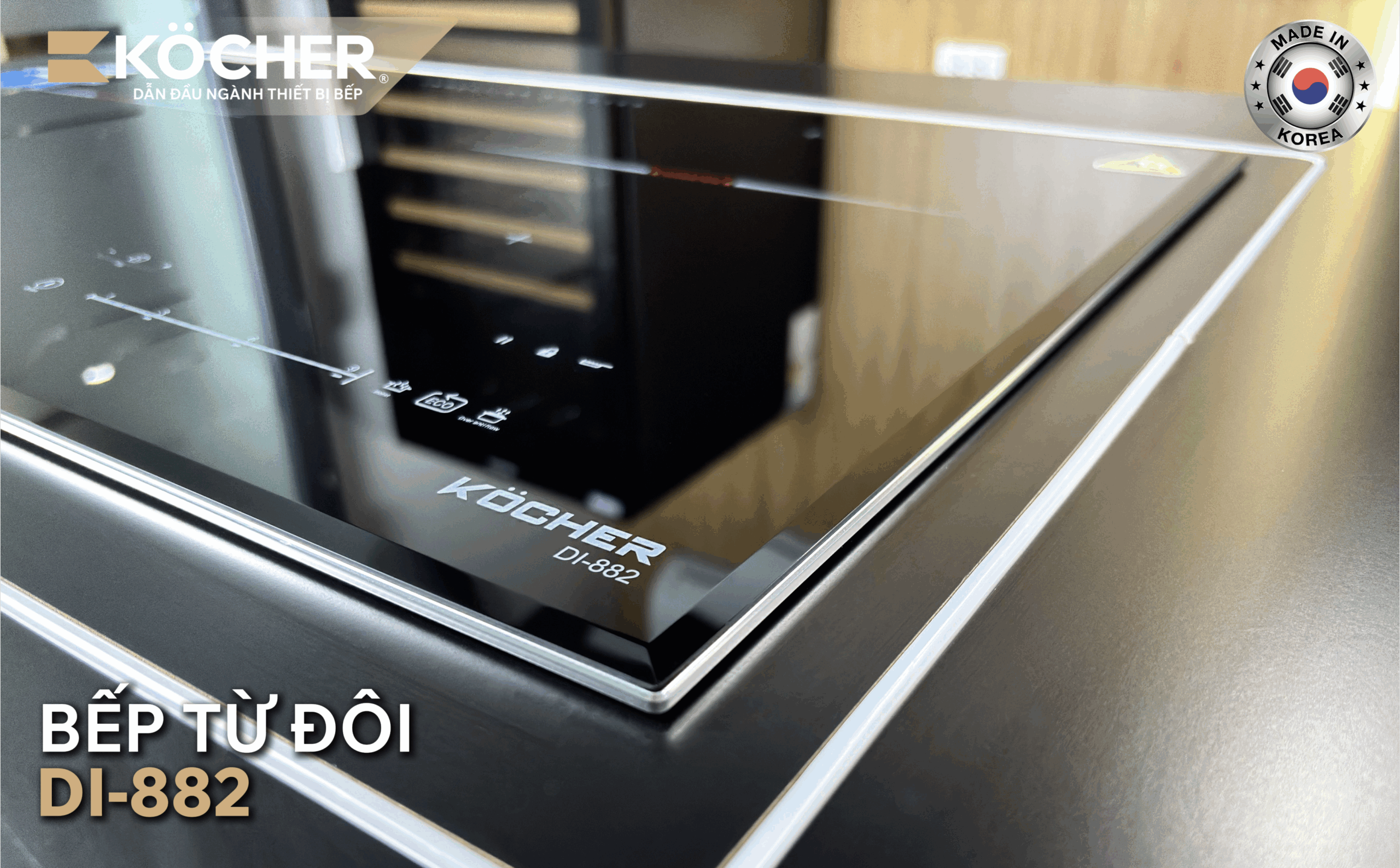 Bếp từ đôi Kocher DI-882 - Ảnh 2