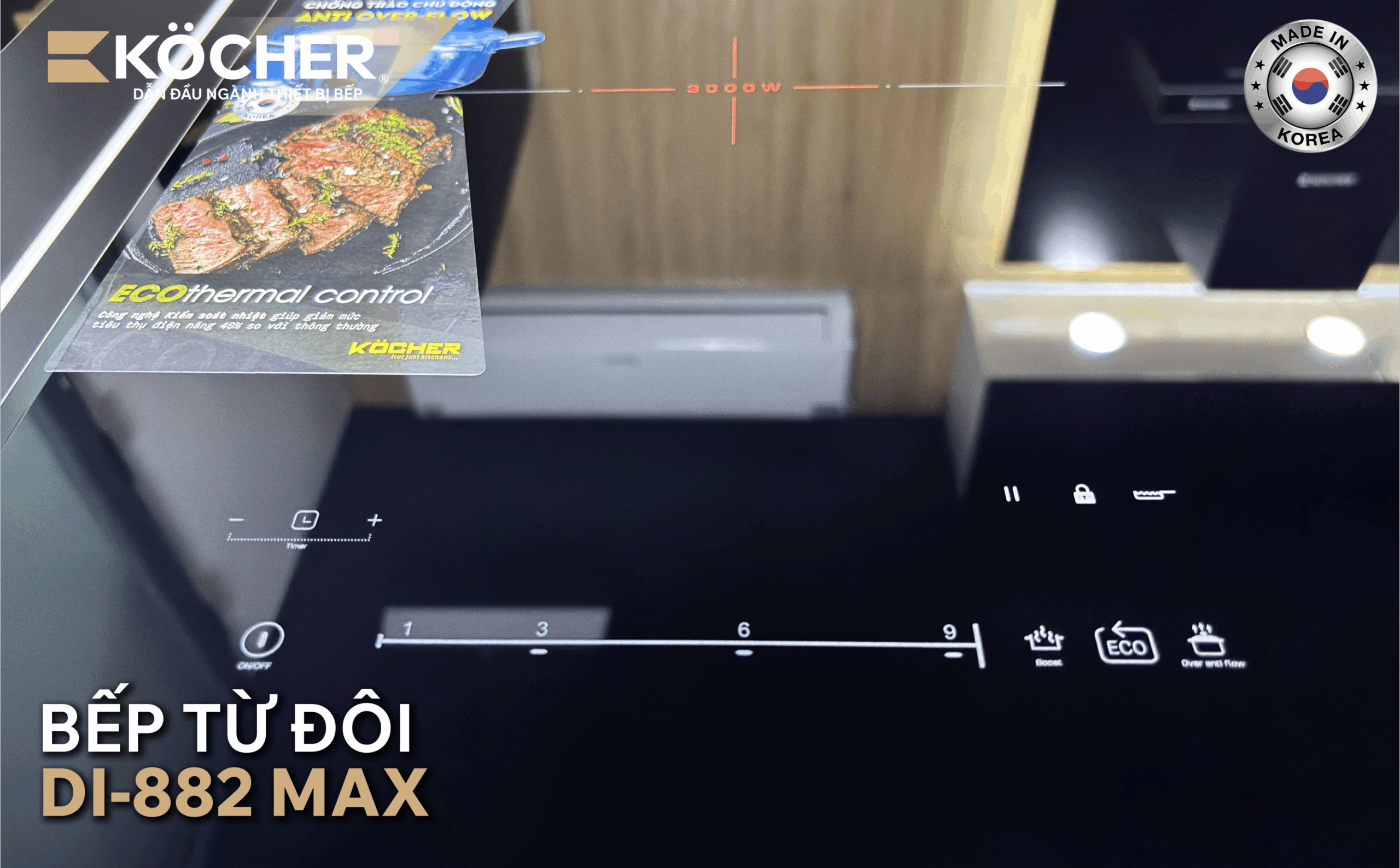Bếp từ đôi Kocher DI-882 Max - Ảnh 4
