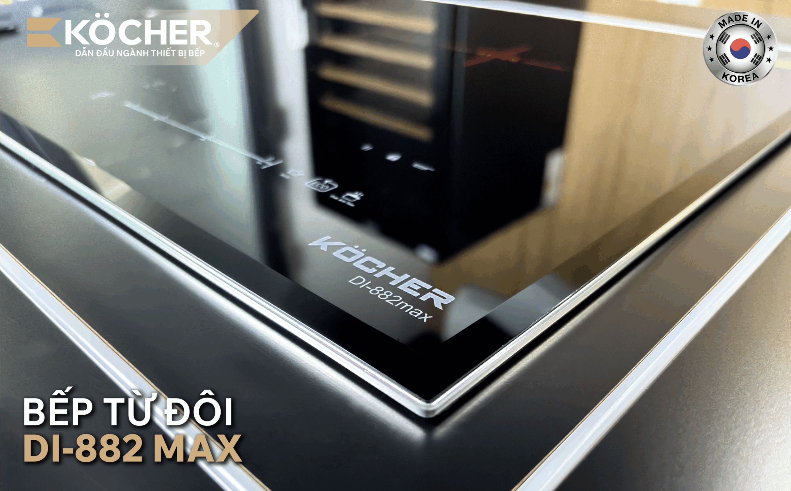 Bếp từ đôi Kocher DI-882 Max - Ảnh 3