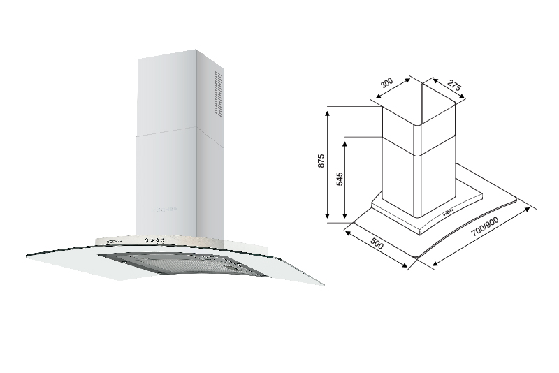 Máy hút mùi Kocher K-8990 - Ảnh 3