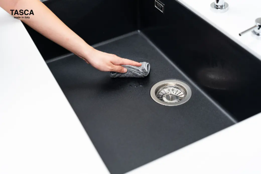 TASCA MITO NT761B | Chậu rửa bát đá 1 hố nhập khẩu Ý - Ảnh 6