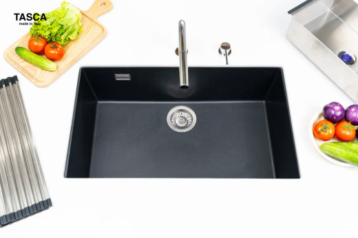 TASCA MITO NT761B | Chậu rửa bát đá 1 hố nhập khẩu Ý - Ảnh 13