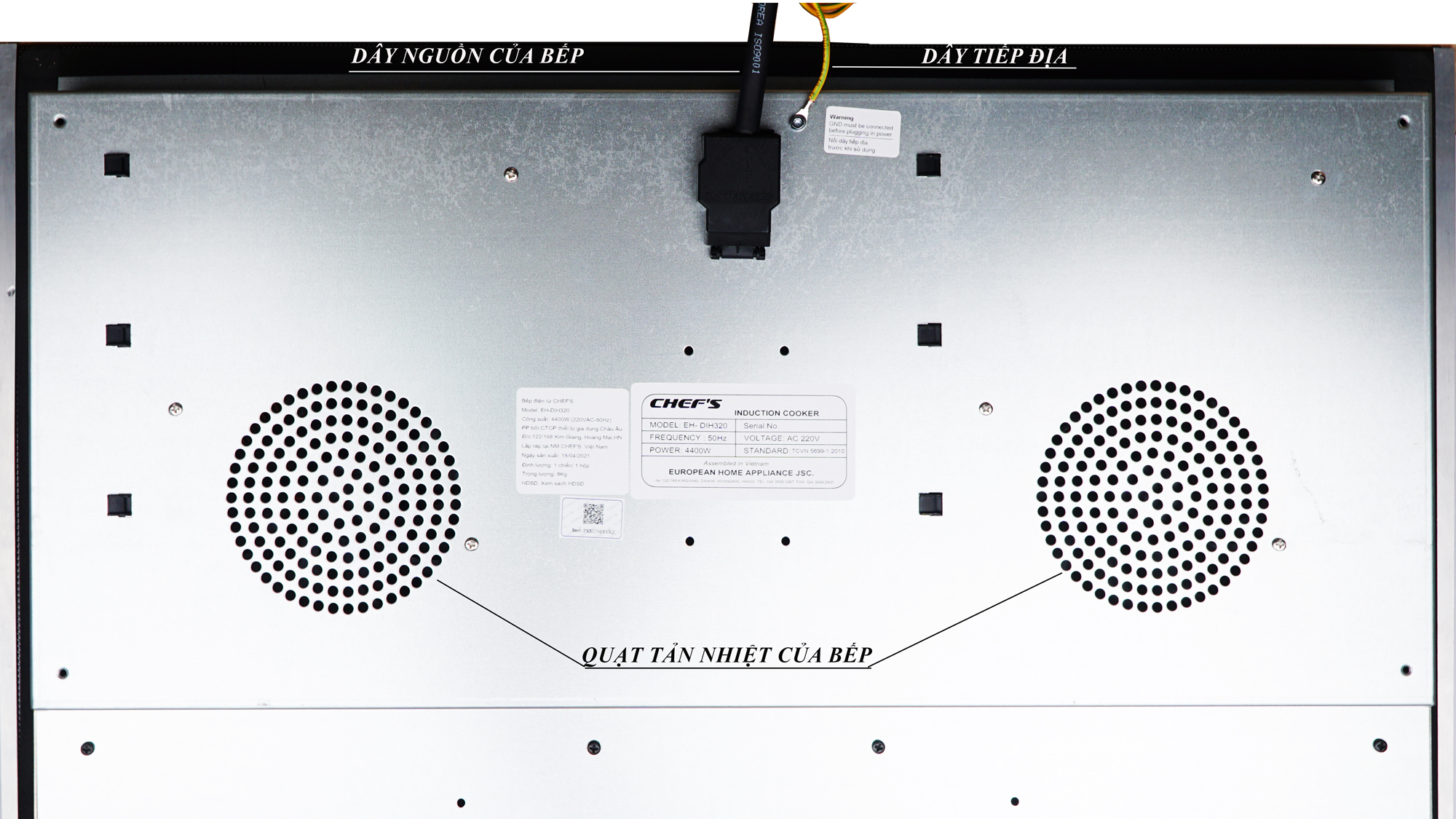 Bếp từ Chefs EH-DIH320 | Inverter | Booster 4400W | Giá tốt - Ảnh 5