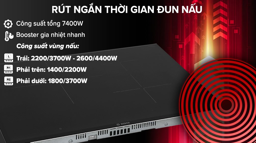 Bếp Từ Bosch Serie 8 PID775DC1E 3 Vùng Nấu giá tốt Tại Luxe House - Ảnh 8