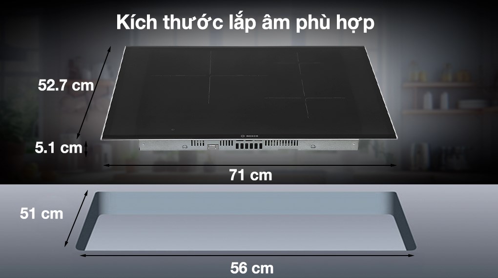 Bếp Từ Bosch Serie 8 PID775DC1E 3 Vùng Nấu giá tốt Tại Luxe House - Ảnh 3