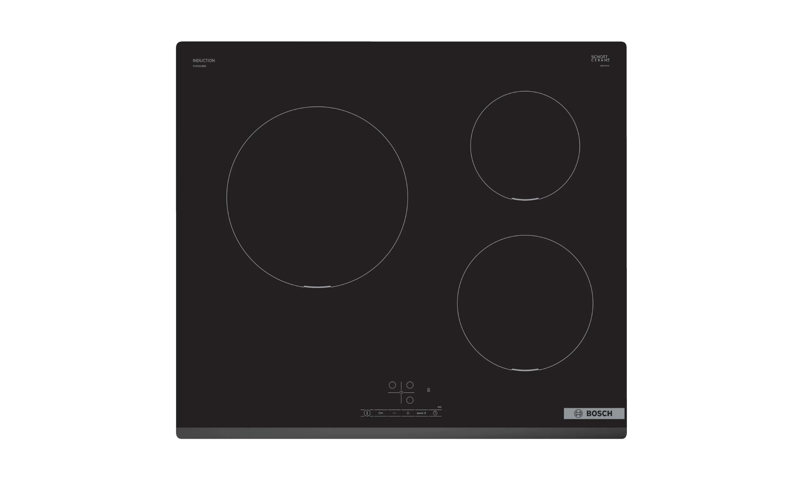 Bếp Từ Bosch PUC631BB5E Seri 4 4600W 3 vùng nấu
