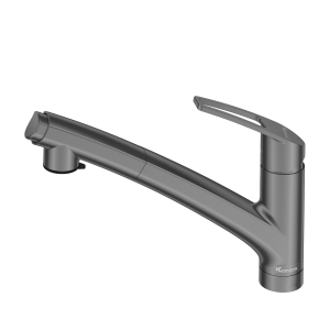 Vòi rửa bát dây rút KONOX Kira Gun Metal Chính hãng