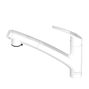 Vòi rửa bát dây rút KONOX Kira White Chính hãng