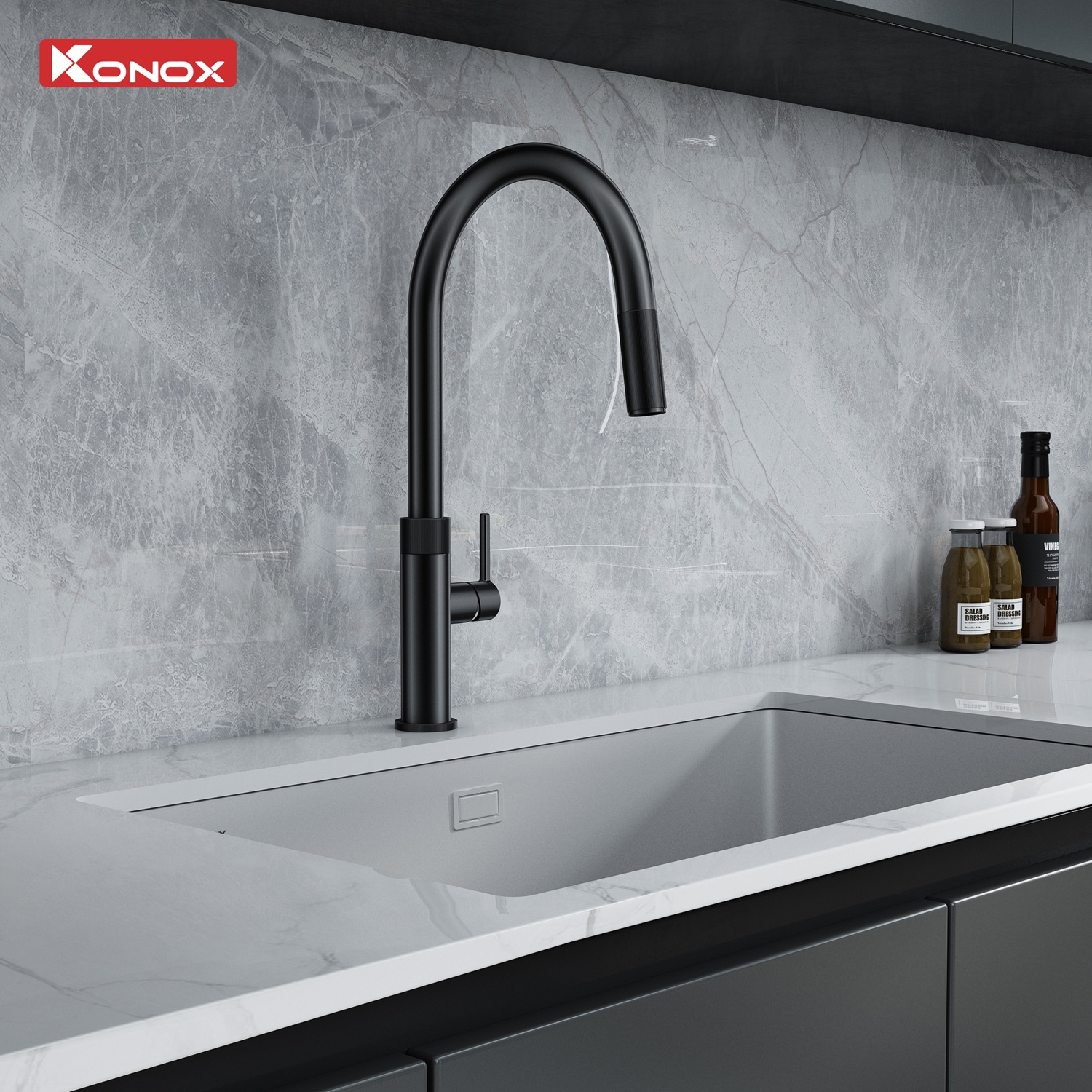 Vòi rửa bát dây rút KONOX Lasi Gun Chính hãng giá tốt - Ảnh 3