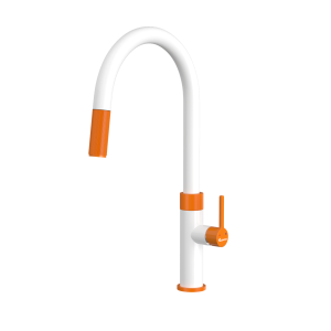 Vòi rửa bát dây rút KONOX Lasi Orange Chính hãng giá tốt
