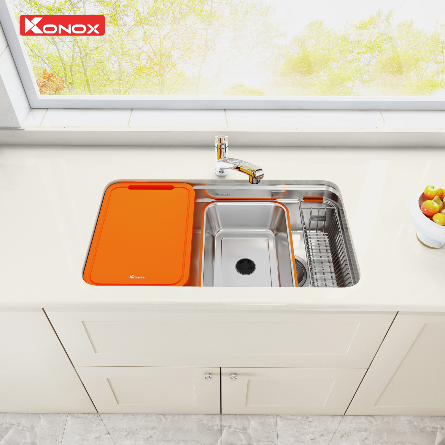 Chậu Rửa Bát KONOX Tari 8047SU Chính hãng giá tốt - Ảnh 5