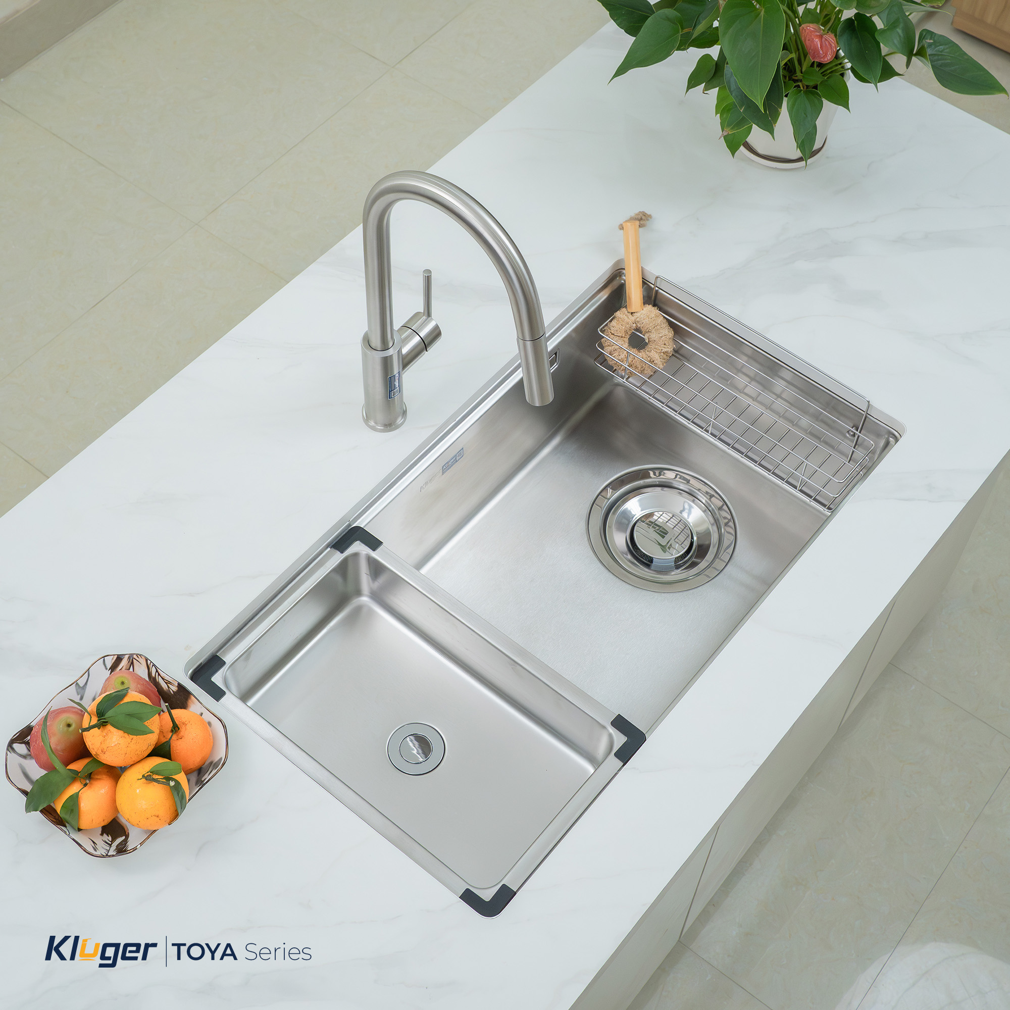 Chậu rửa bát Kluger KY8045ST Plus Chính hãng giá tốt - Ảnh 5