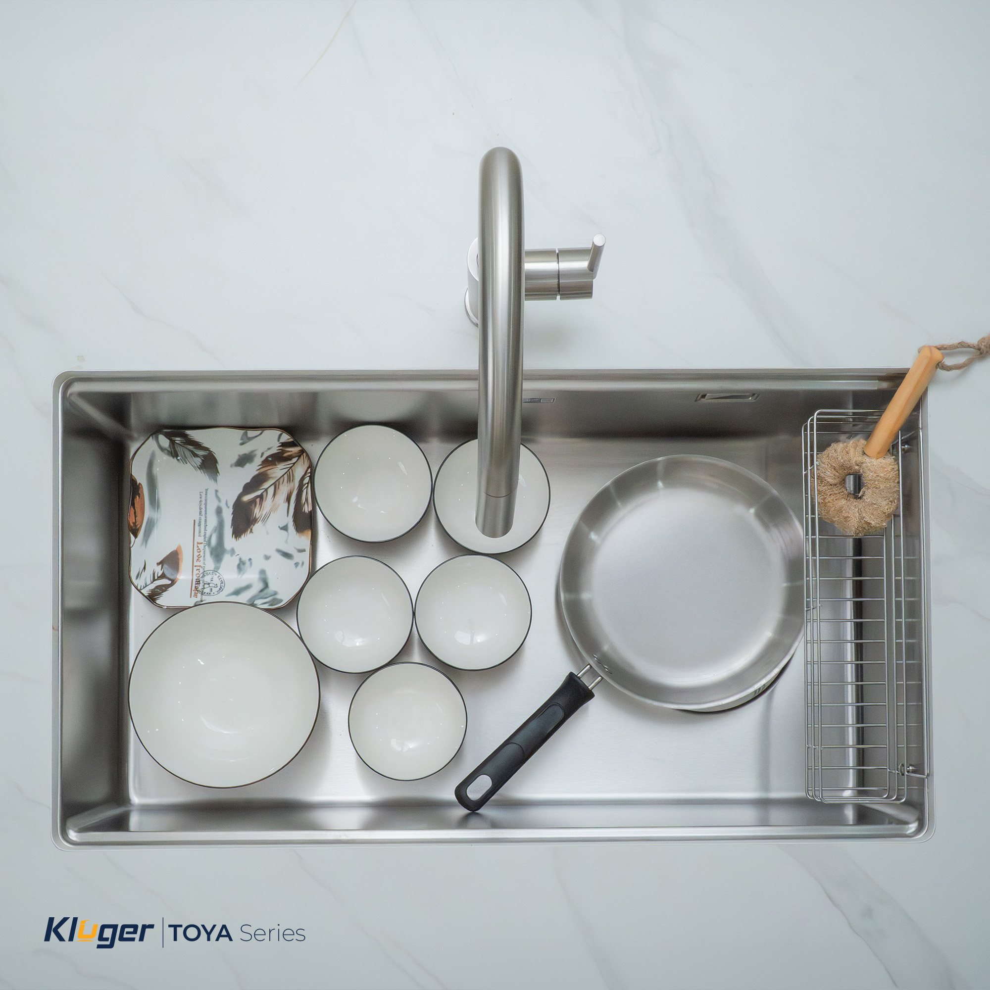 Chậu rửa bát Kluger KY8045ST Plus Chính hãng giá tốt - Ảnh 2