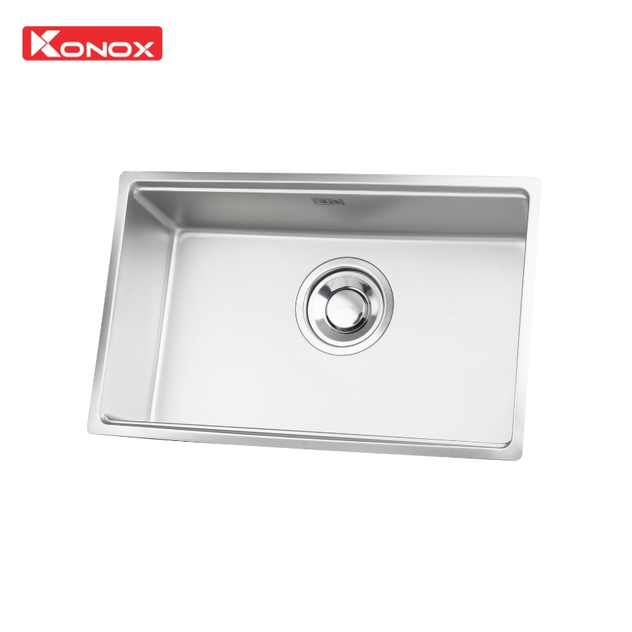 Chậu rửa bát bề mặt mịn Konox Tari 7648SM Chính hãng- Bảo hành 10 năm - Ảnh 3