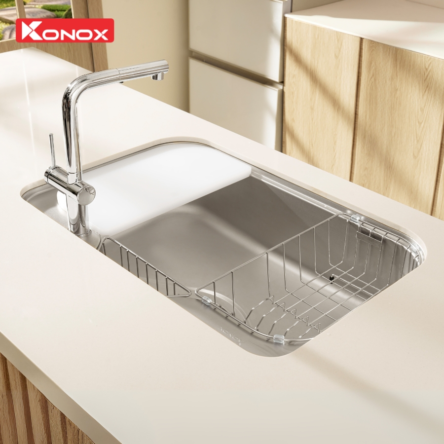 Chậu rửa bát phong cách Nhật bề mặt mịn Tari 7851SM - Ảnh 4
