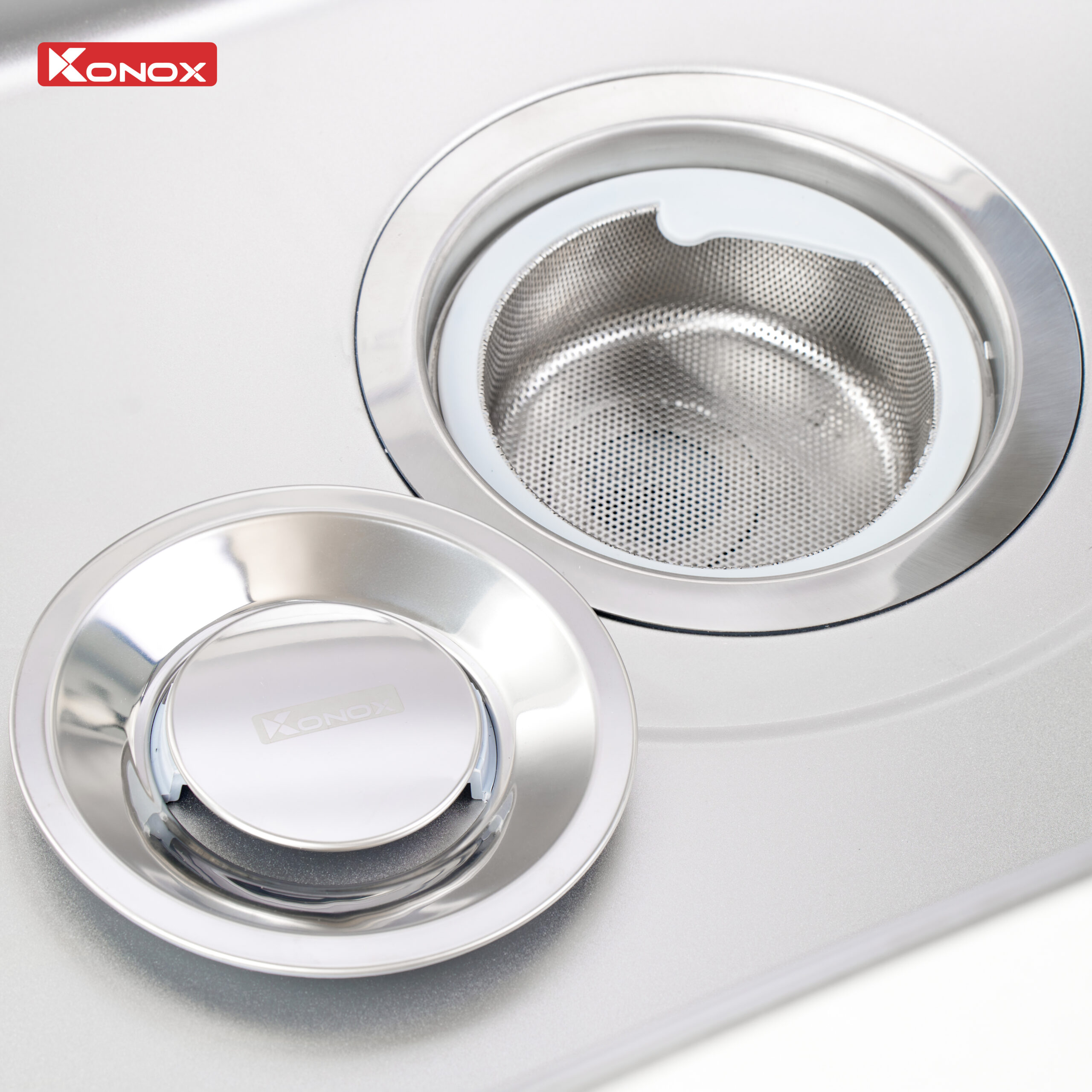 Chậu rửa bát bề mặt mịn Konox Tari 8748SM giá tốt tại Luxehouse - Ảnh 3