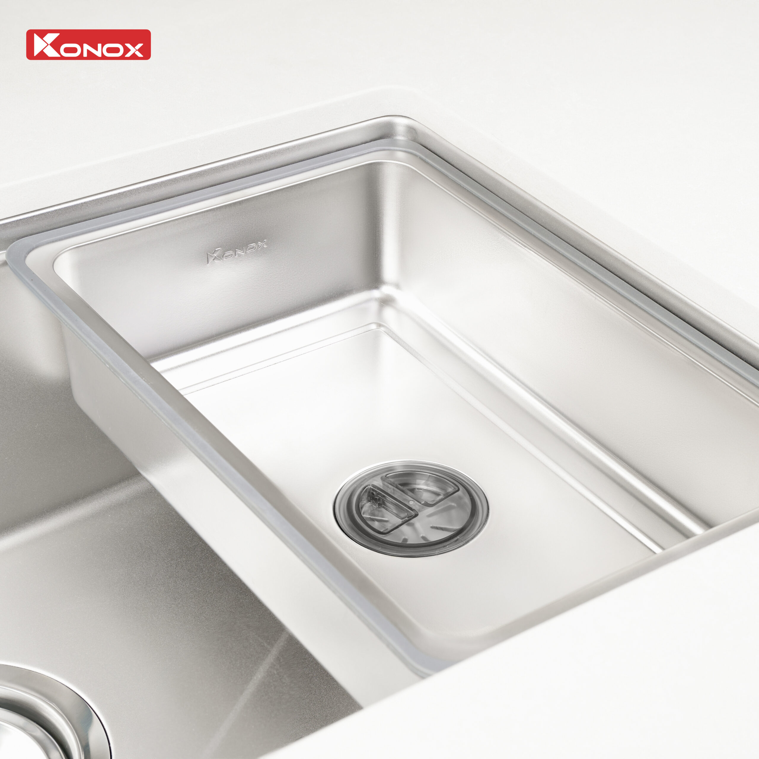Chậu rửa bát bề mặt mịn Konox Tari 8748SM giá tốt tại Luxehouse - Ảnh 2