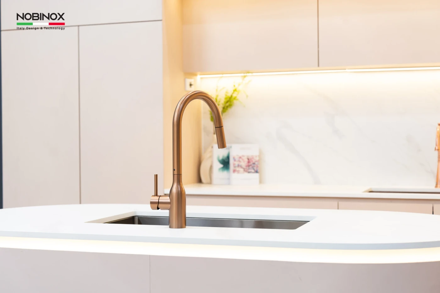 Vòi Rửa Bát Dây Rút NOBINOX AQUA NX662T Chính hãng giá tốt - Ảnh 5