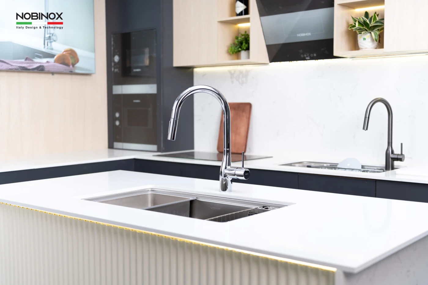 Vòi Rửa Bát Dây Rút NOBINOX JAPA NX998 Chính hãng giá tốt - Ảnh 5