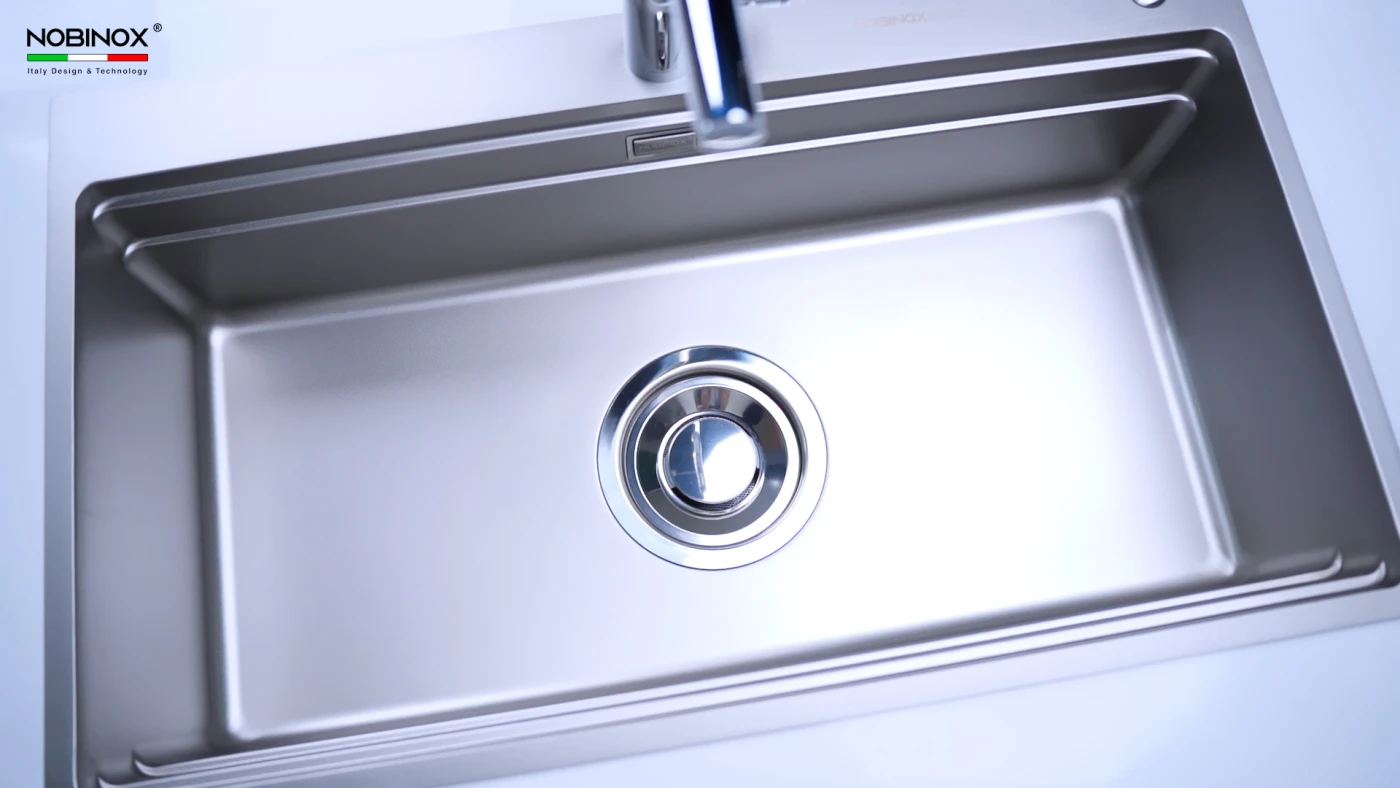 Chậu rửa bát NOBINOX LIRA NJ564D Chính hãng giá - Ảnh 6