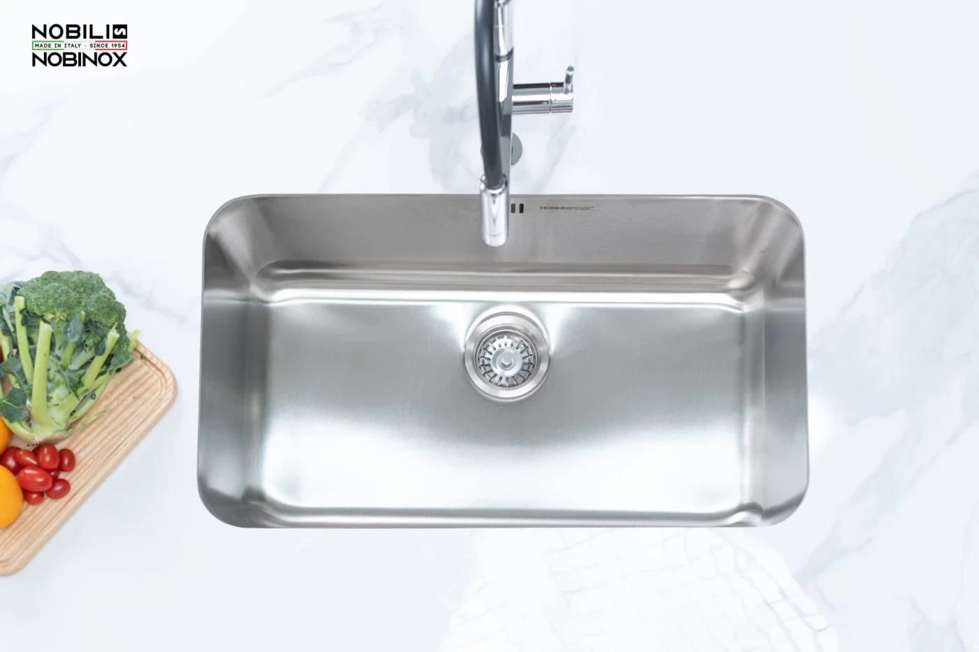 Chậu Rửa Bát 1 Hố NOBINOX Pura NT622U Chính hãng giá tốt - Ảnh 7
