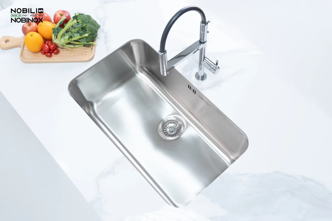 Chậu Rửa Bát 1 Hố NOBINOX Pura NT622U Chính hãng giá tốt - Ảnh 4