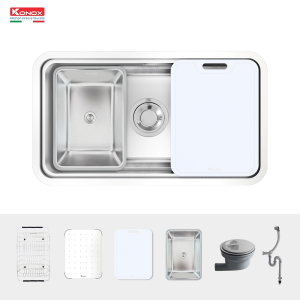 Chậu rửa bát chống xước Workstation Sink Dekor 8347SU