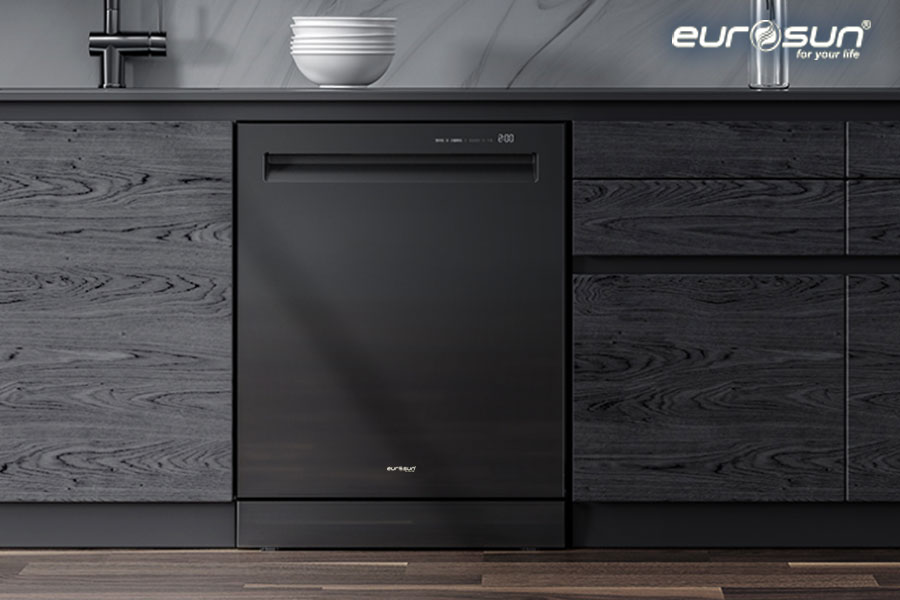 Máy rửa bát Eurosun SMS82EU88GB Chính hãng| Lắp Độc lập, Âm tủ - Ảnh 7