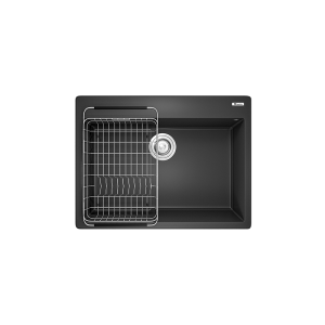 Chậu rửa bát KONOX Granite Sink Ruvita 680 Black Nhập khẩu Ý