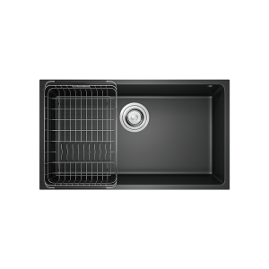 Chậu rửa bát KONOX Granite Sink Naros 760S Black Nhập khẩu Ý