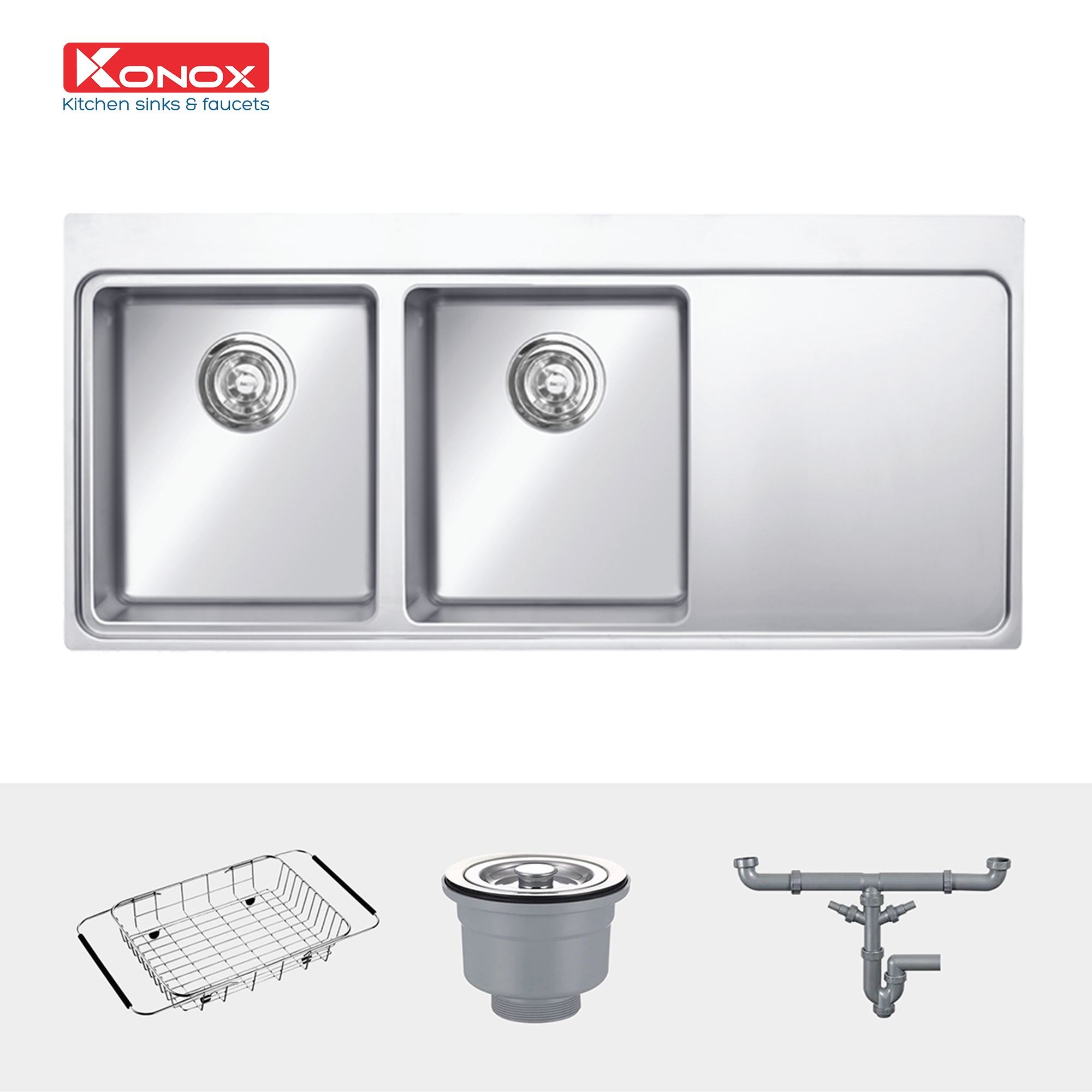 Chậu rửa bát KONOX Turkey Sink Miro 1160 Nhập khẩu chính hãng - Ảnh 4