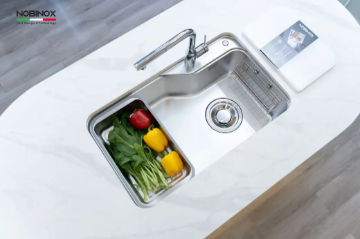 Chậu Nobinox Hari Plus 8250R | Tặng kèm vòi dây rút - Ảnh 9